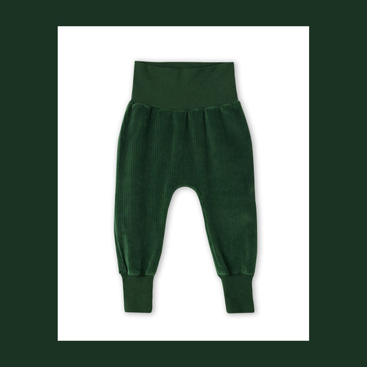 Pantaloni a coste Baby Verde Pino