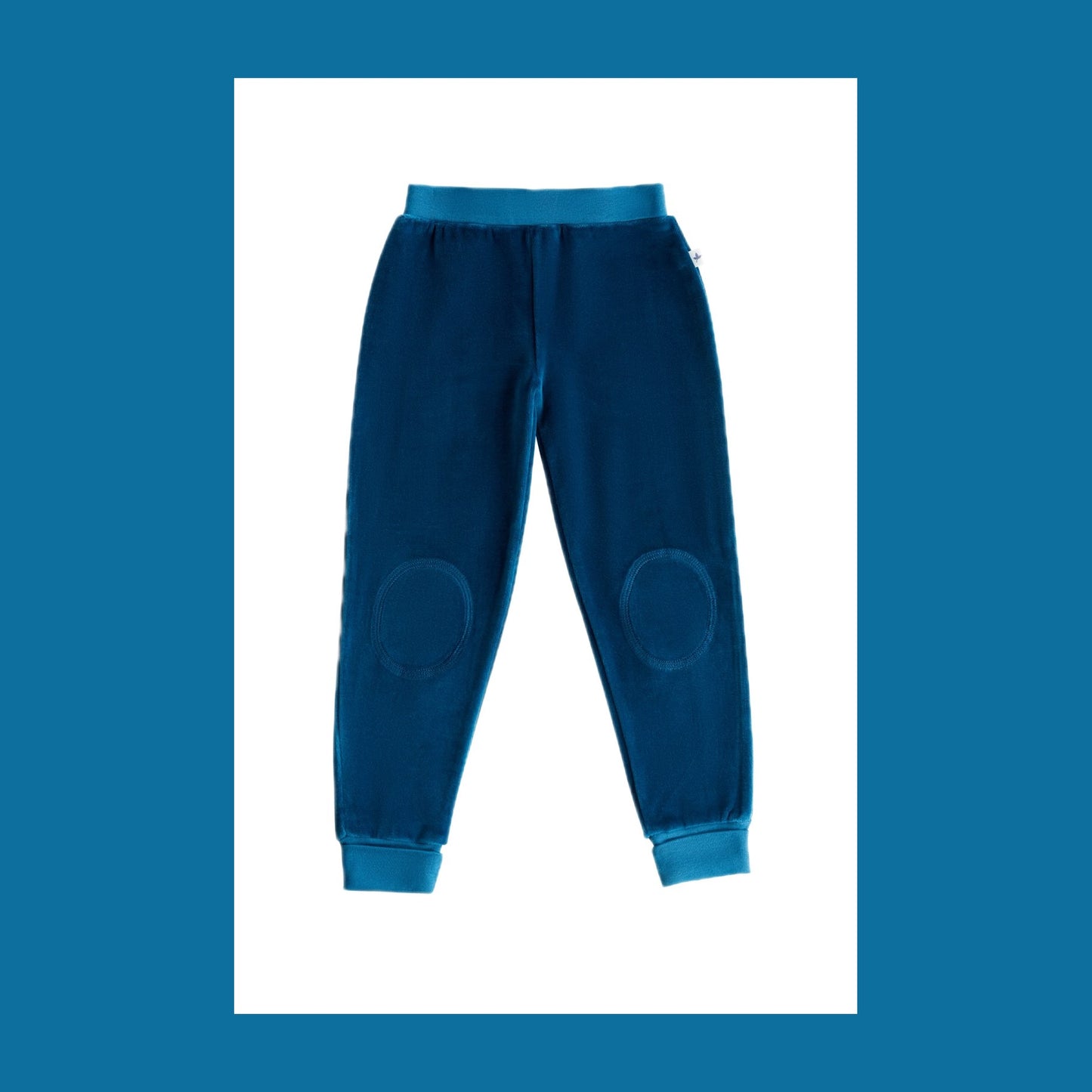 Pantaloni in ciniglia Blu Mare 98 cm