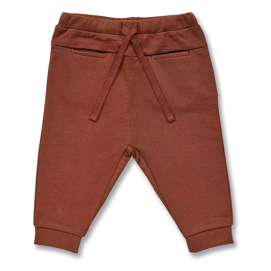 Pantaloni Marroni Neonato | Sense Organics