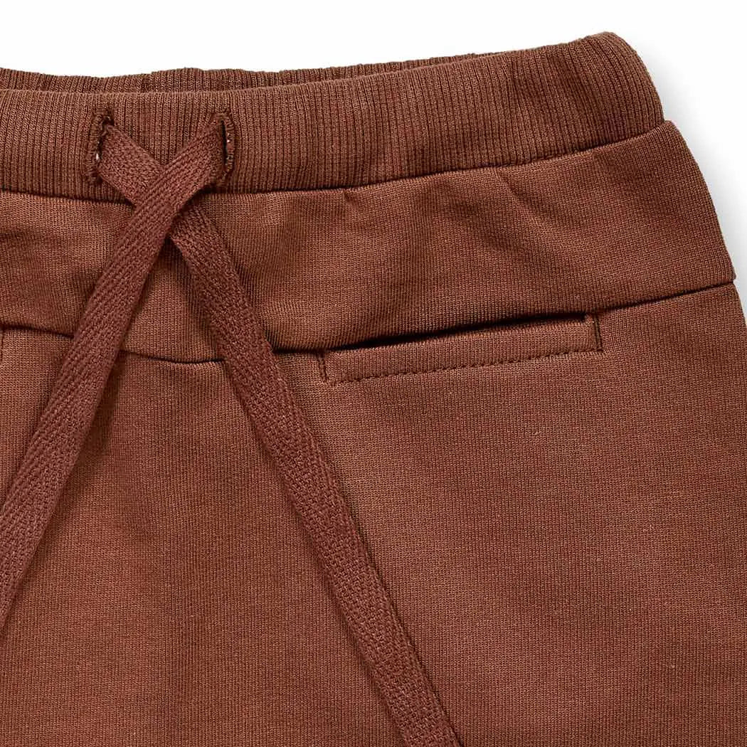 Pantaloni Marroni Neonato | Sense Organics