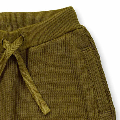 Pantaloni Verde Olive Neonato | Sense Organics