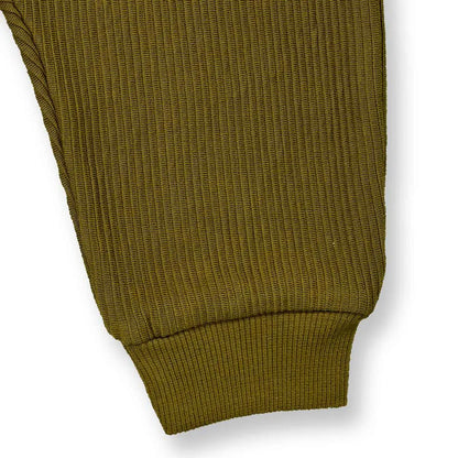 Pantaloni Verde Olive Neonato | Sense Organics