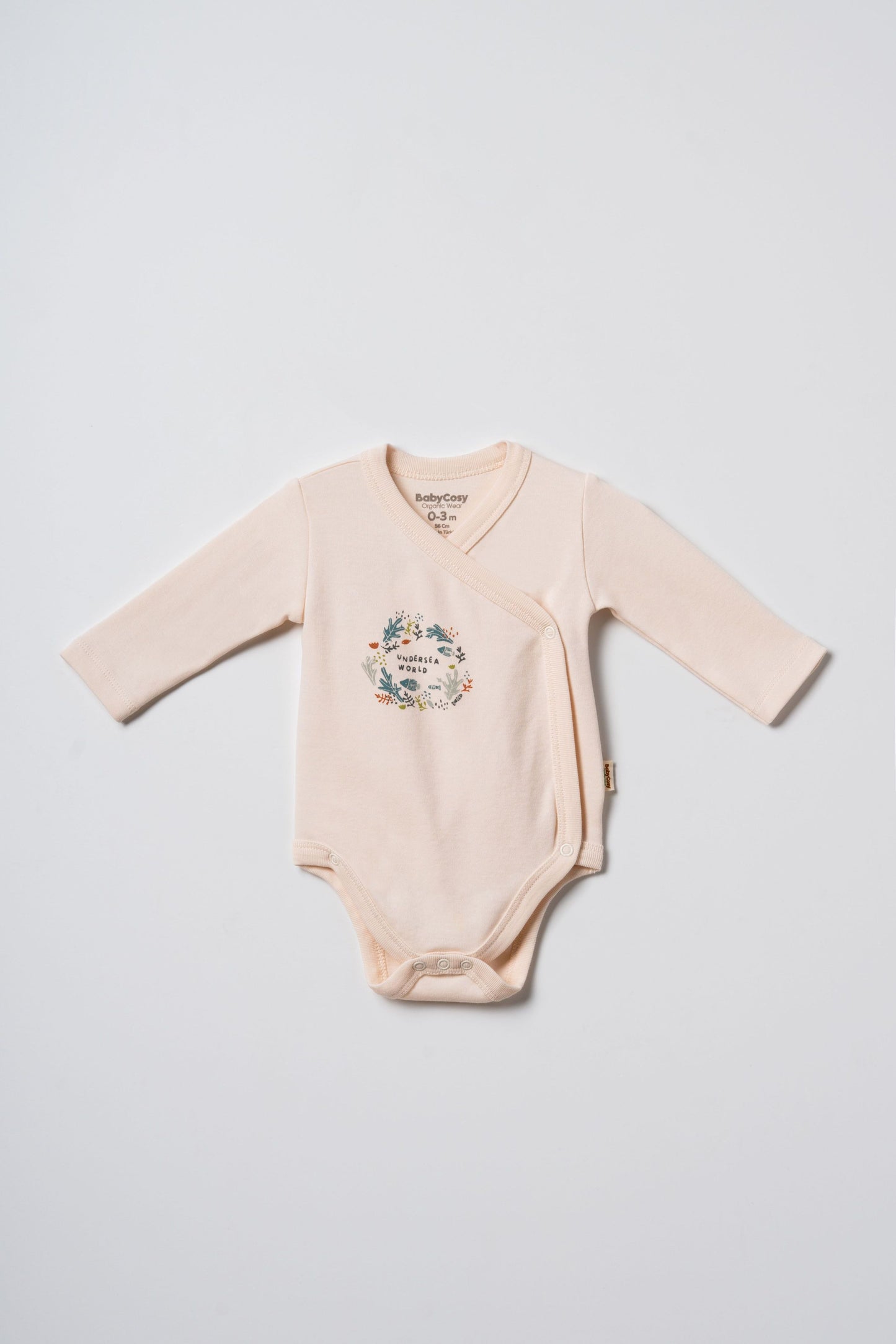 Set 2 body kimono neonato mare | BABYCOSY ORGANIC
