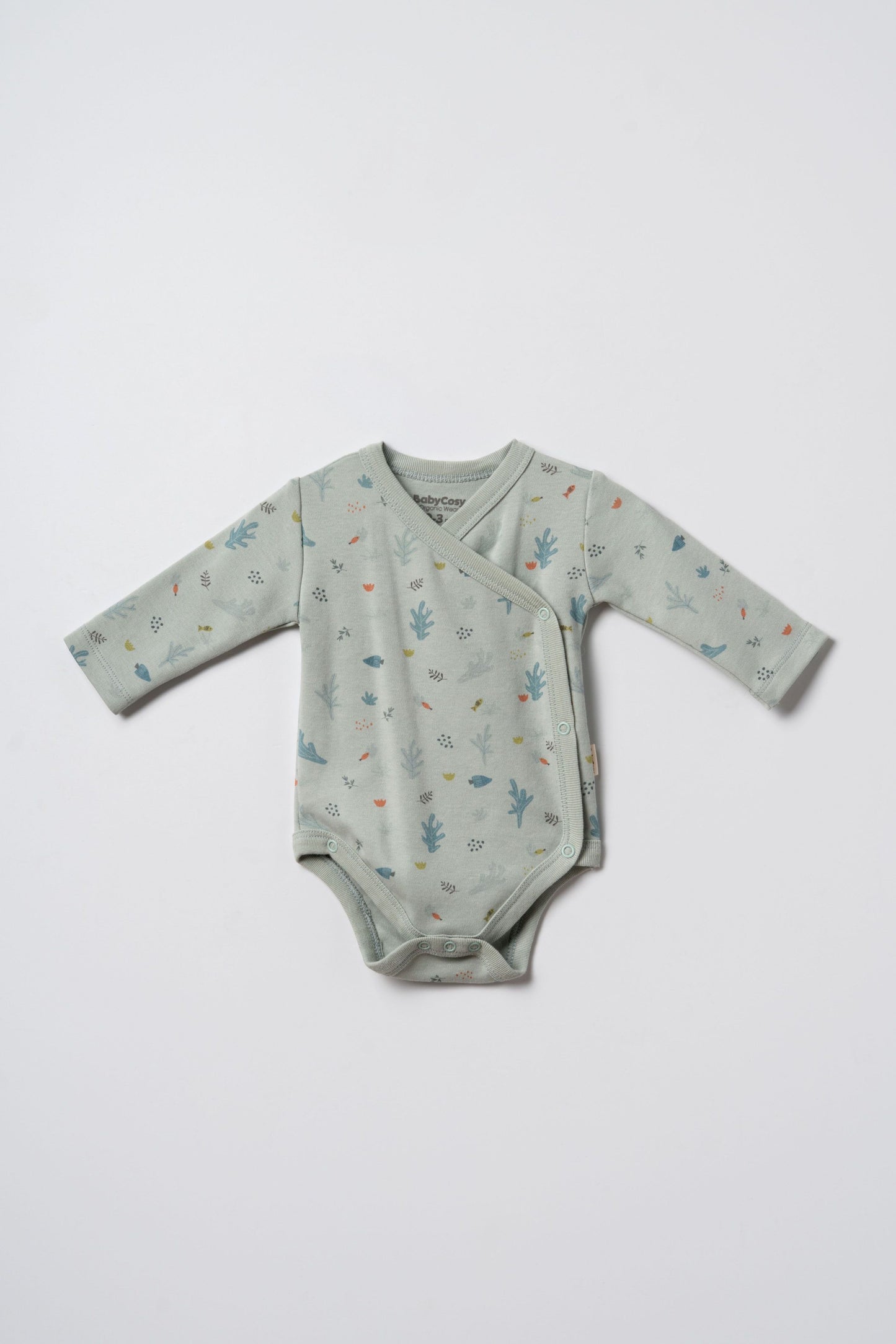 Set 2 body kimono neonato mare | BABYCOSY ORGANIC