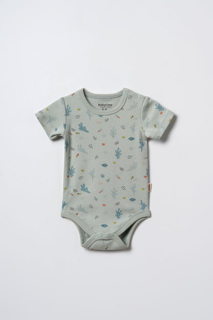 Set 2 body maniche corte mare| BABYCOSY ORGANIC