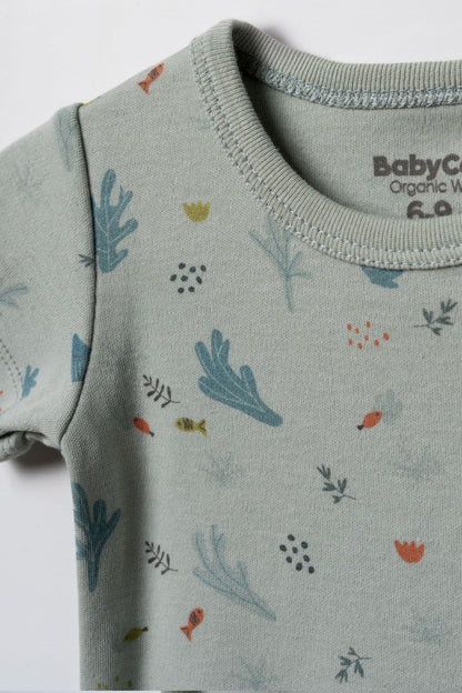 Set 2 body maniche corte mare| BABYCOSY ORGANIC