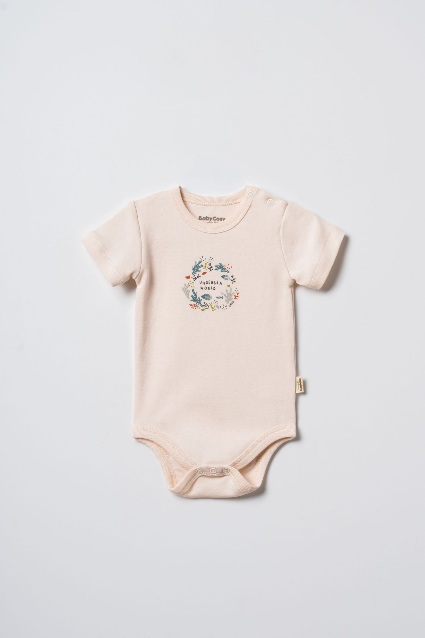 Set 2 body maniche corte mare| BABYCOSY ORGANIC