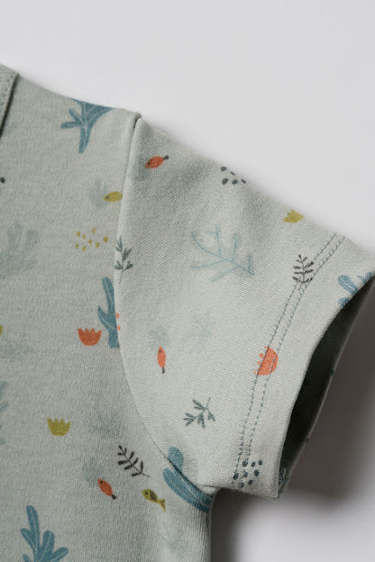 Tutina corta con zip | Babycosy Organic
