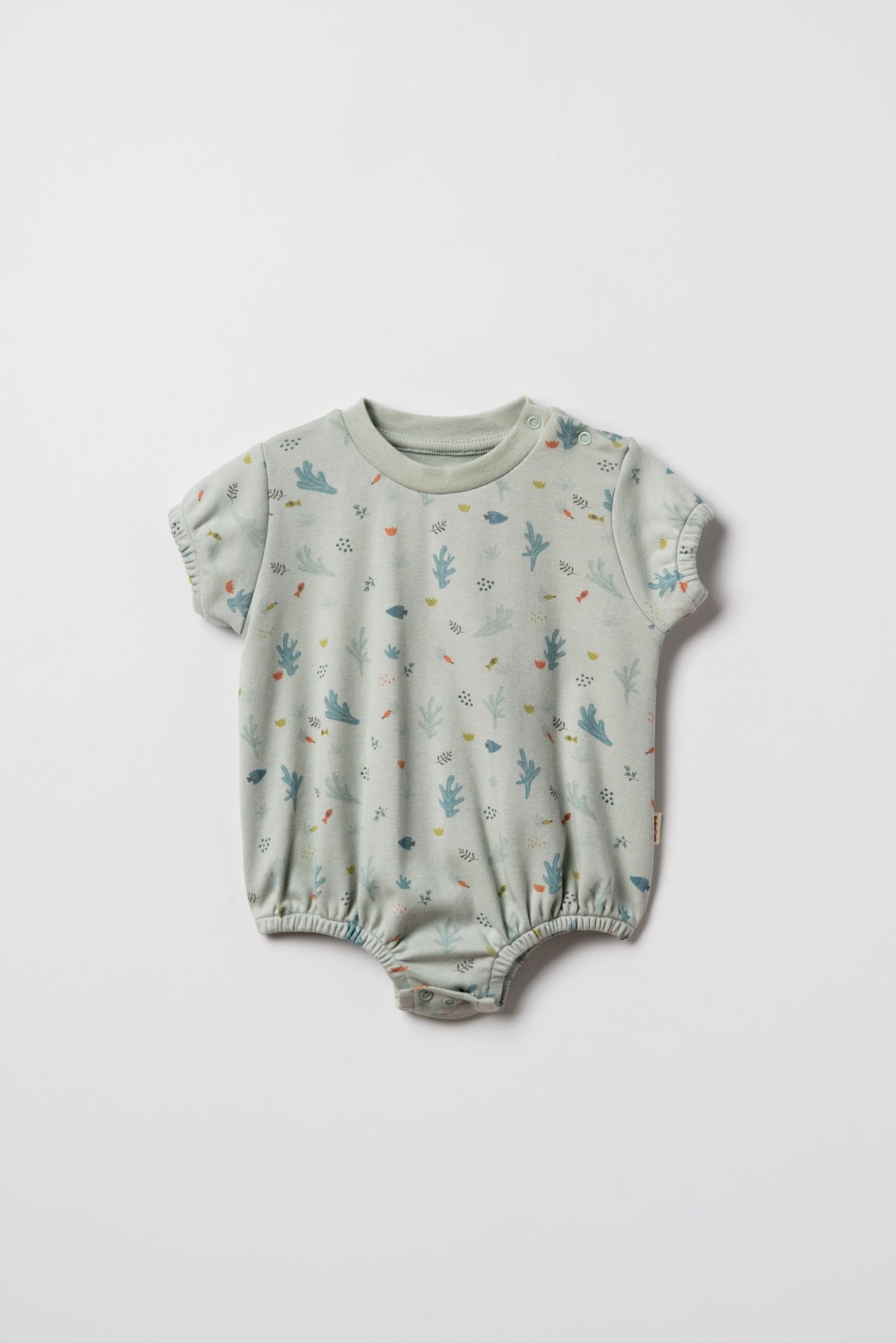 Set 2 pagliaccetti cotone organico mare | Babycosy Organic