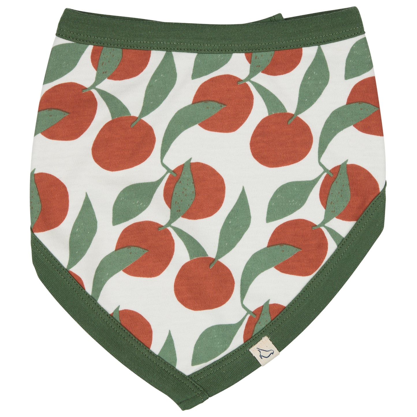 Bavaglino arancia in cotone organico | PIGEON ORGANICS