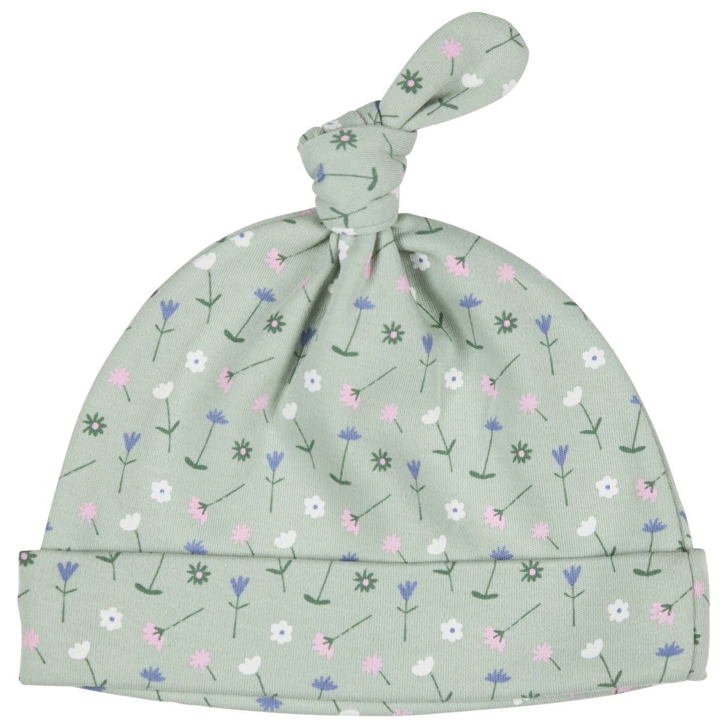 Cappellino con nodo fiori verdi I PIGEON ORGANICS