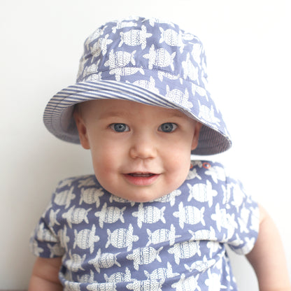 Cappellino sole reversibile tartarughe | PIGEON ORGANICS