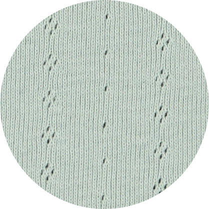 Cardigan pointelle verde acqua | PIGEON ORGANICS