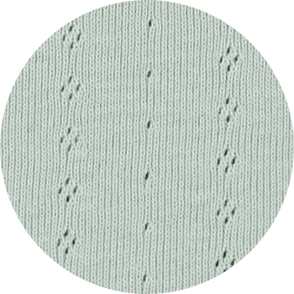 Cardigan pointelle verde acqua | PIGEON ORGANICS