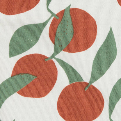 Tutina kimono arancia in cotone organico | PIGEON ORGANICS
