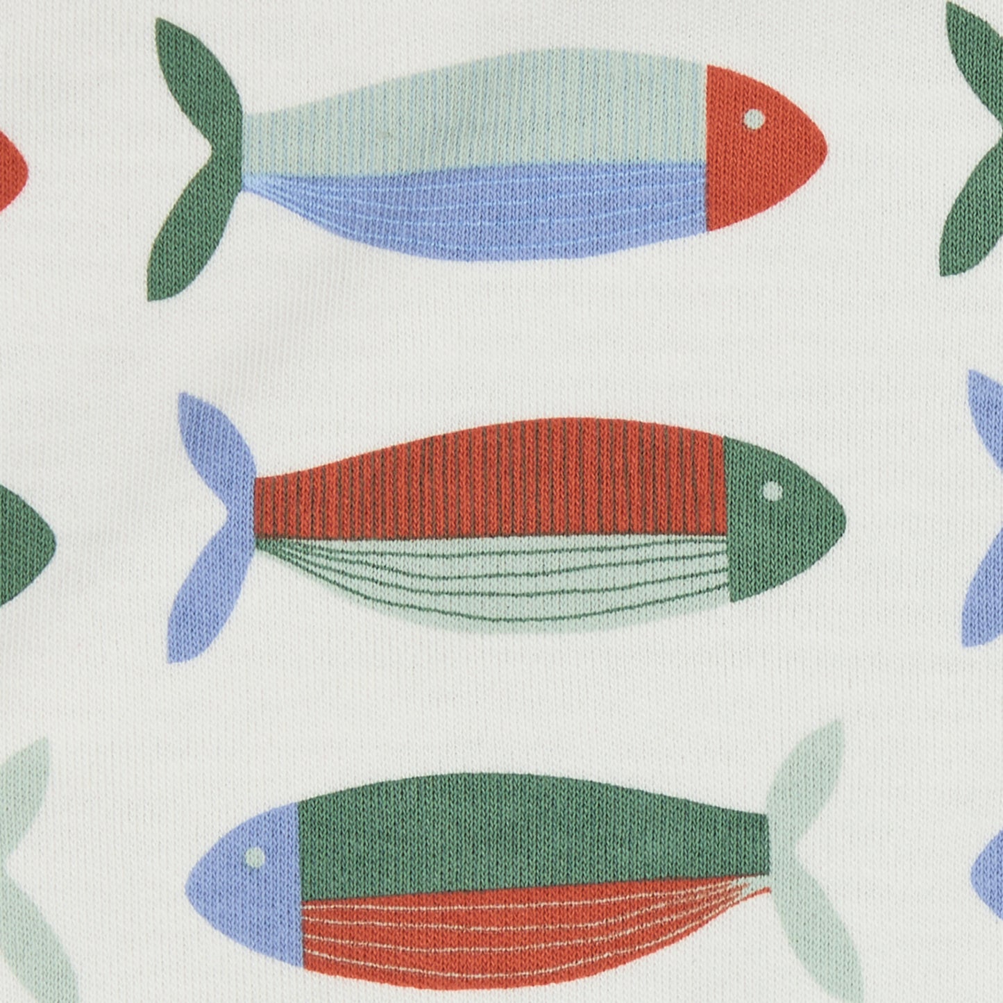 Bavaglino sardine in cotone organico | PIGEON ORGANICS