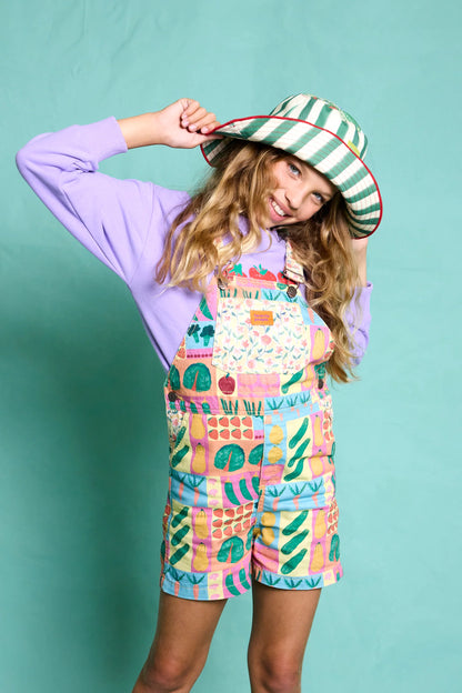 Salopette Shorts Focaccia – Frutta Colorata | Favorite People