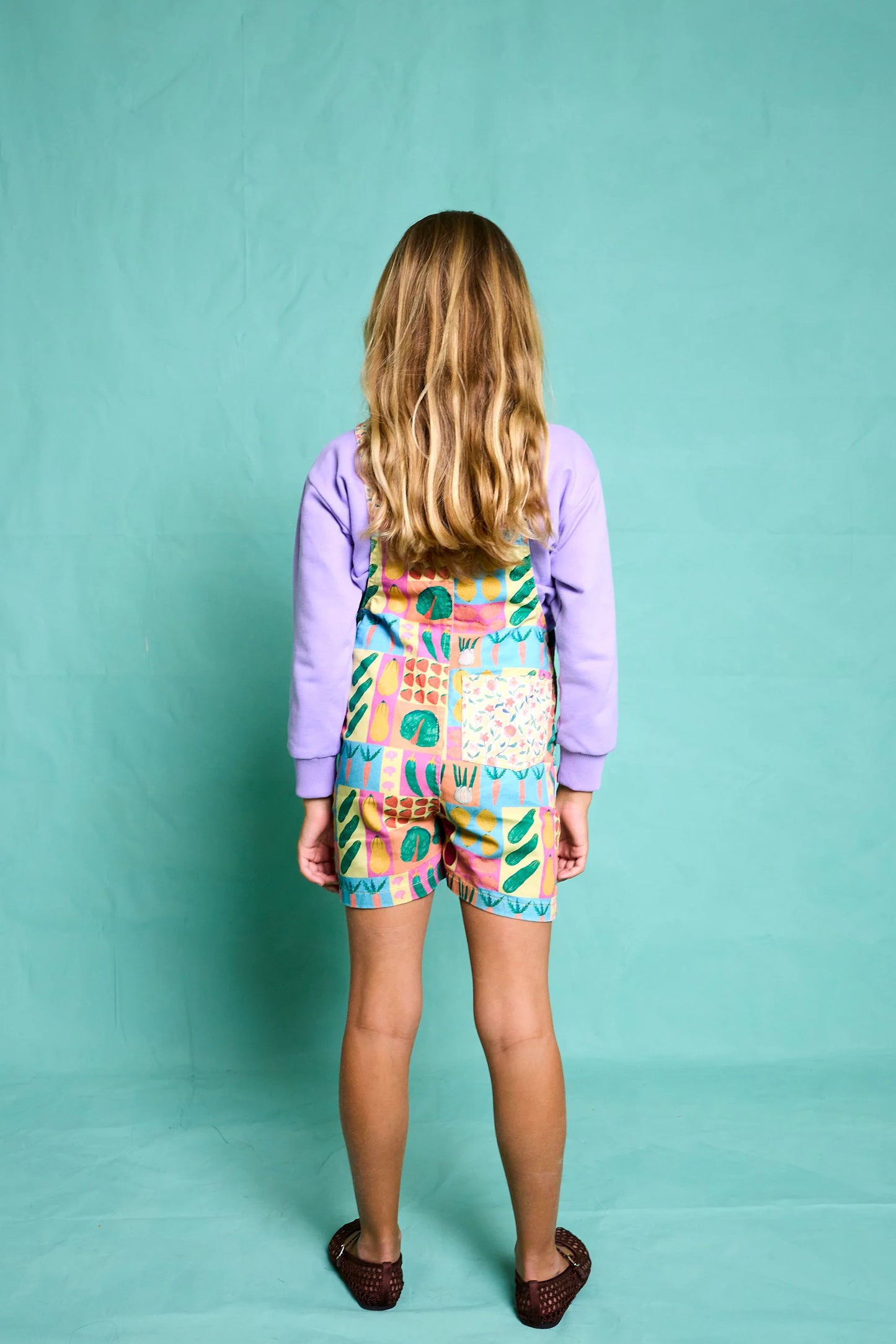 Salopette Shorts Focaccia – Frutta Colorata | Favorite People