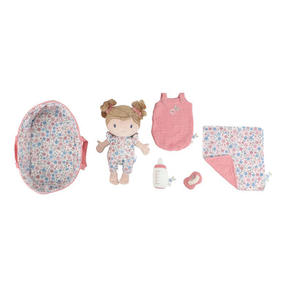 Set bambola morbida Rosa con accessori | Little Dutch
