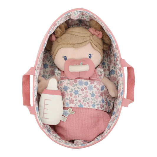 Set bambola morbida Rosa con accessori | Little Dutch