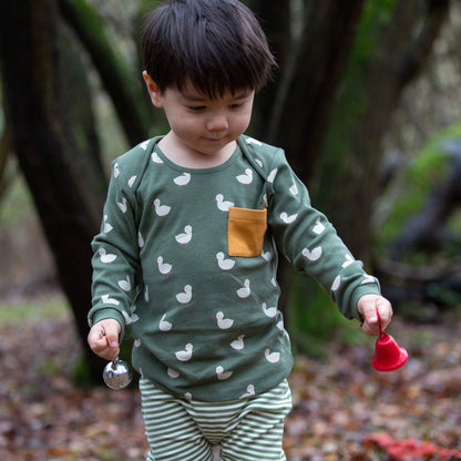 Set Anatra pantaloni morbidi & maglietta | Little Green Radicals