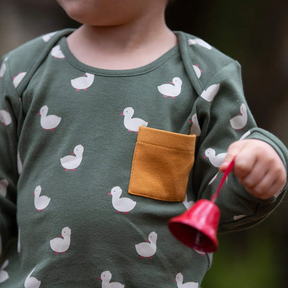 Set Anatra pantaloni morbidi & maglietta | Little Green Radicals
