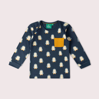 Set Pinguino pantaloni morbidi & maglietta | Little Green Radicals