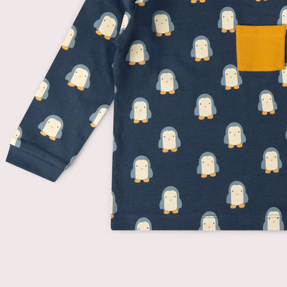 Set Pinguino pantaloni morbidi & maglietta | Little Green Radicals
