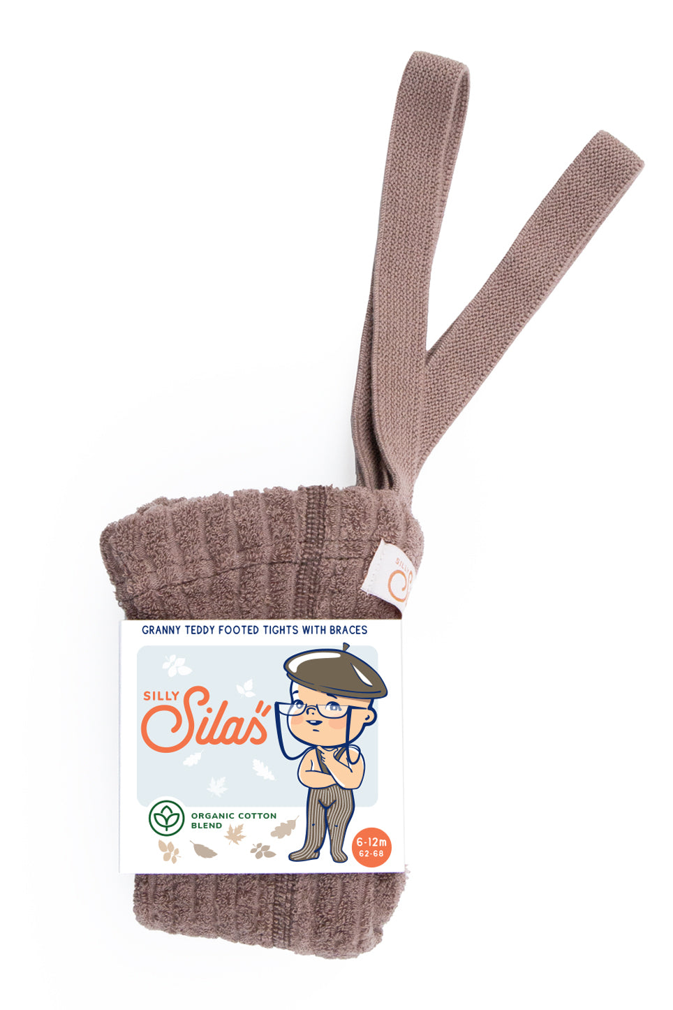Collant Granny Granola con piede e bretelle  | Silly Silas