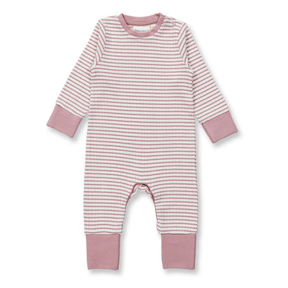 Tutina a righe Rosa Neonato | Sense Organics