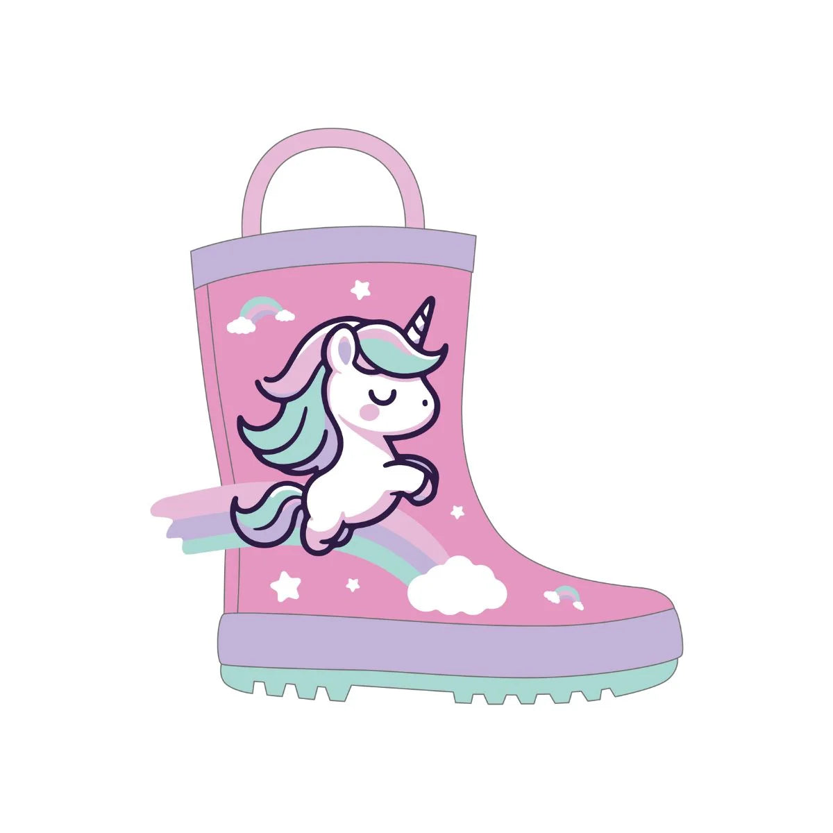 Stivali da pioggia Unicorno | MR TIGGLE