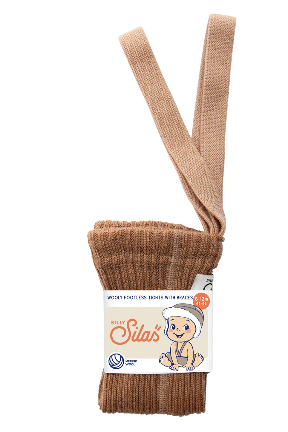 Collant Wooly Cappuccino Blend con bretelle | Silly Silas