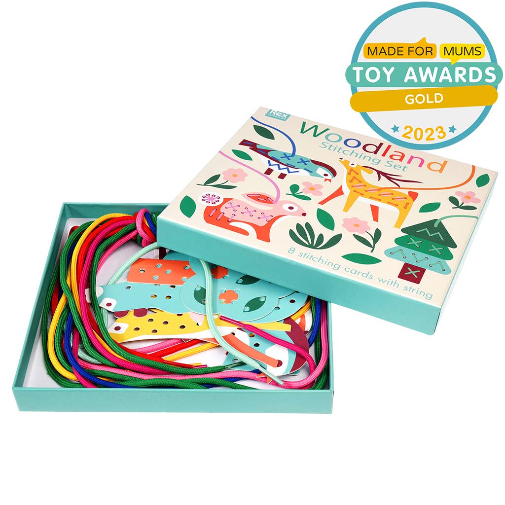 Set creativo da cucito senza ago – Woodland | Rex London