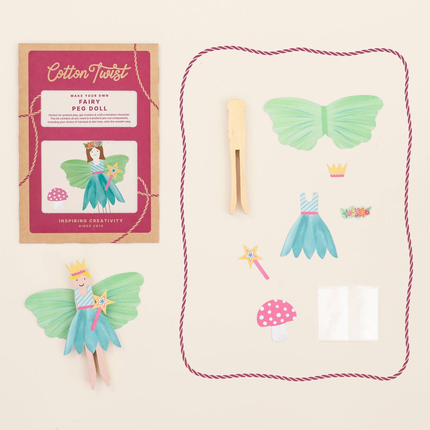 Kit creativo bambola Fata - Cotton Twist