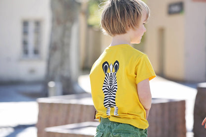Maglietta Zebra in cotone biologico - Coq en Pâte