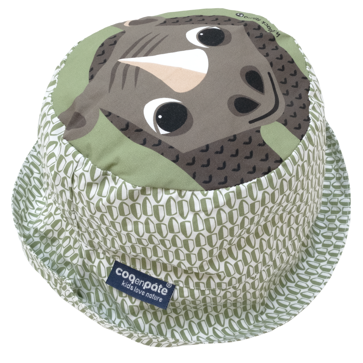 Cappello da pescatore Rinoceronte in cotone biologico – Coq en Pâte