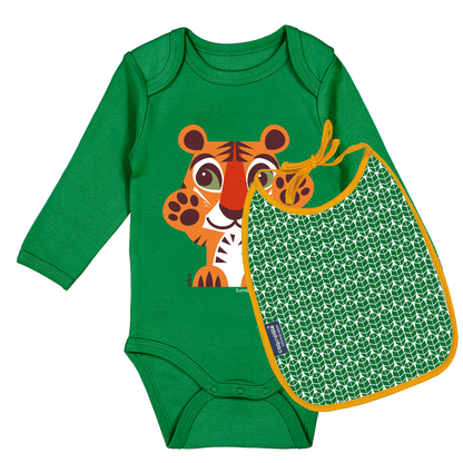 Set regalo neonato Tigre in cotone biologico – Coq en Pâte