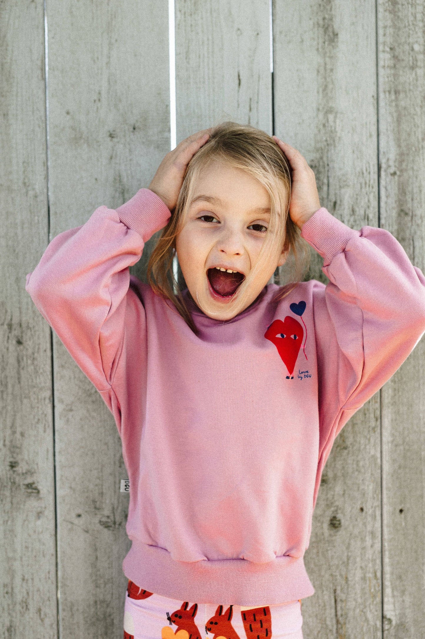 Felpa Cuore Rosa | DONT GROW UP