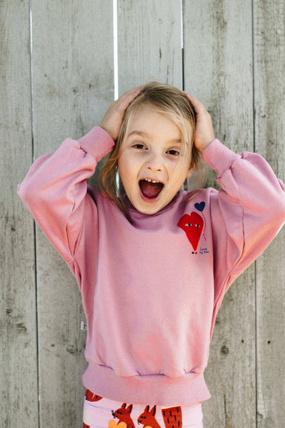 Felpa Cuore Rosa | DONT GROW UP