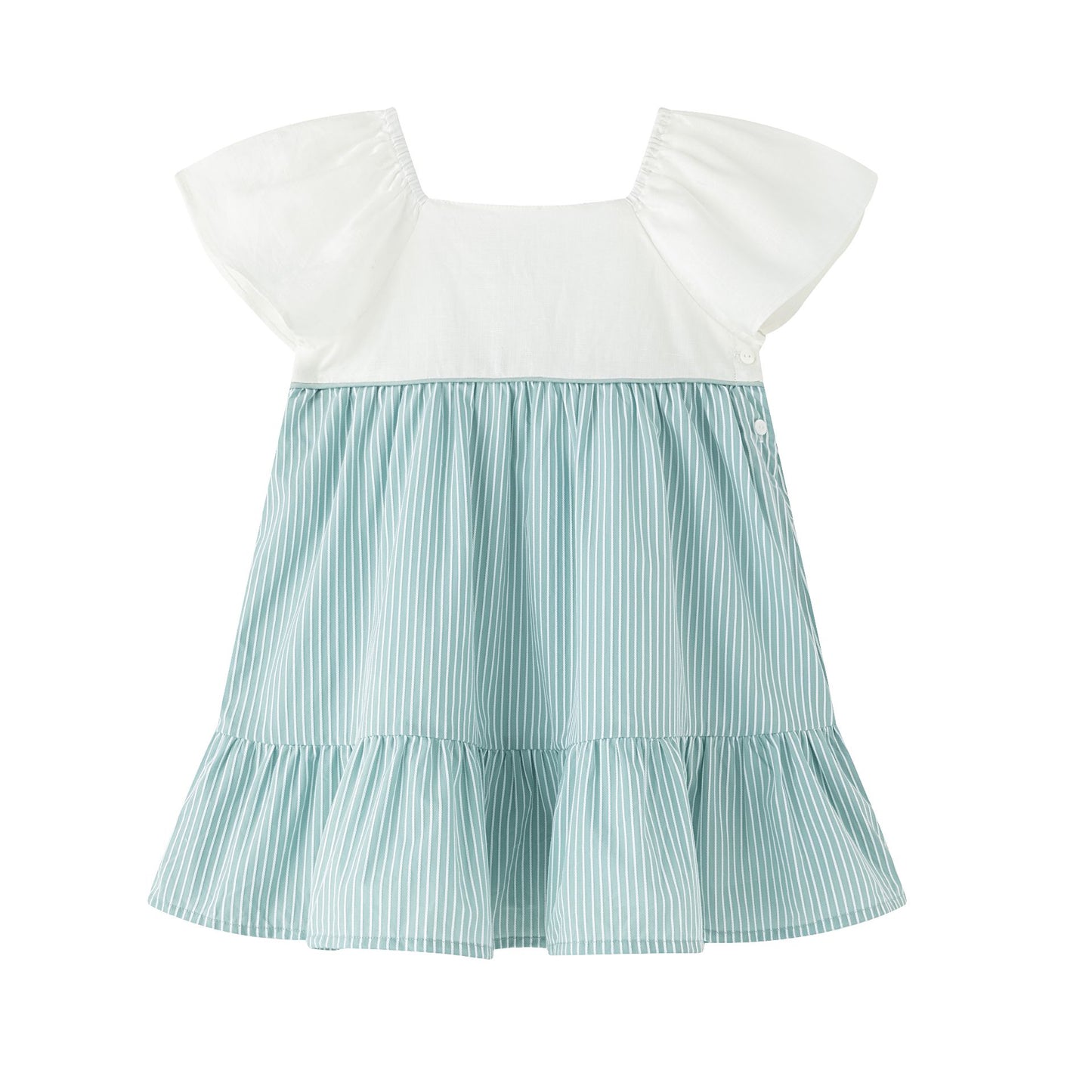 Vestito verde chiaro con fiocco I NEWNESS