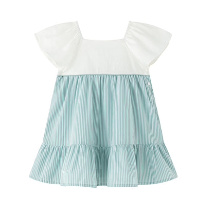 Vestito verde chiaro con fiocco I NEWNESS