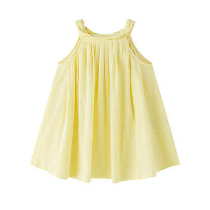 Vestito giallo leggero bambina | NEWNESS