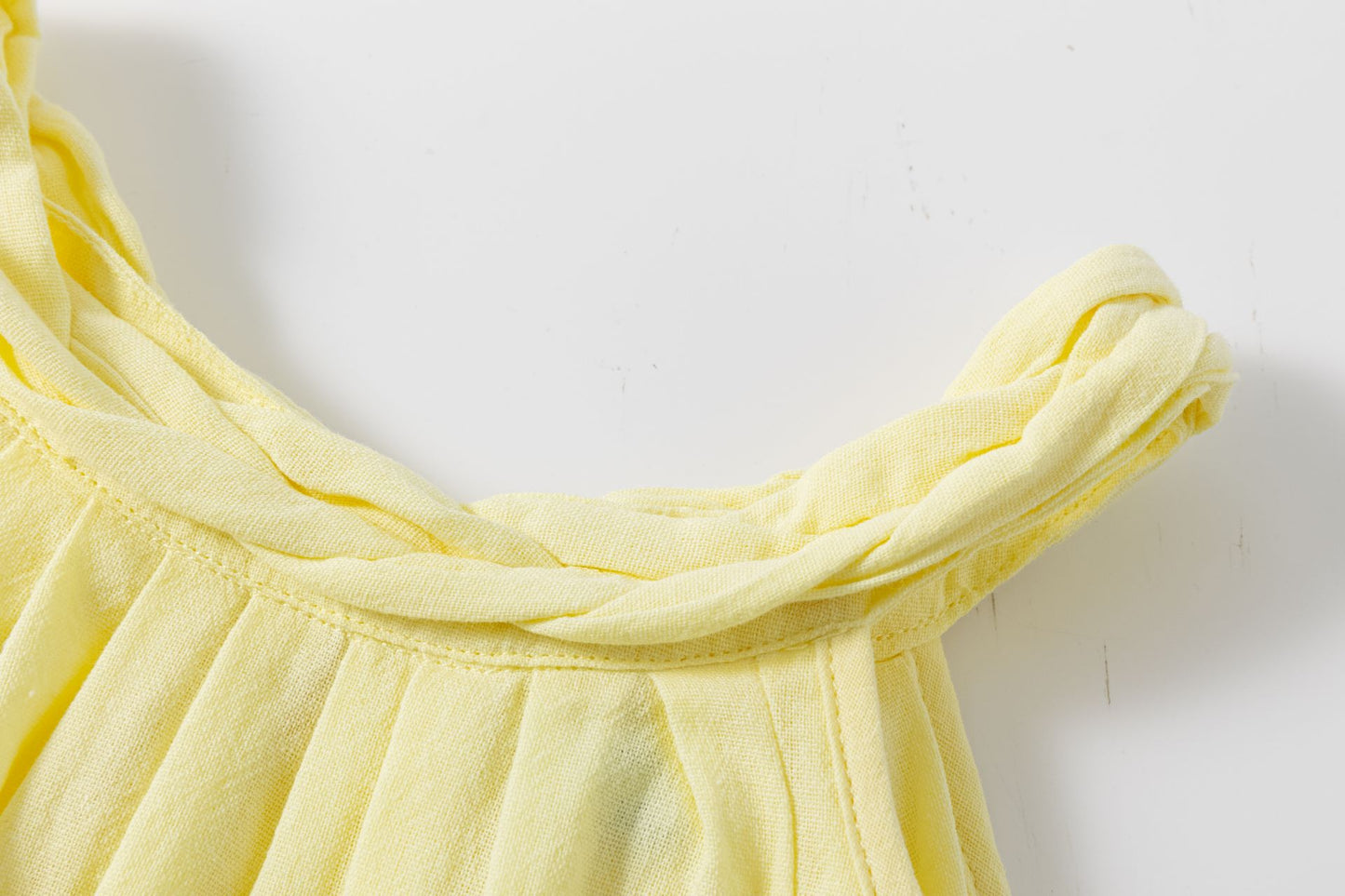 Vestito giallo leggero bambina | NEWNESS