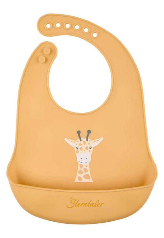 Bavaglino in silicone giraffa gialla | STERNTALER