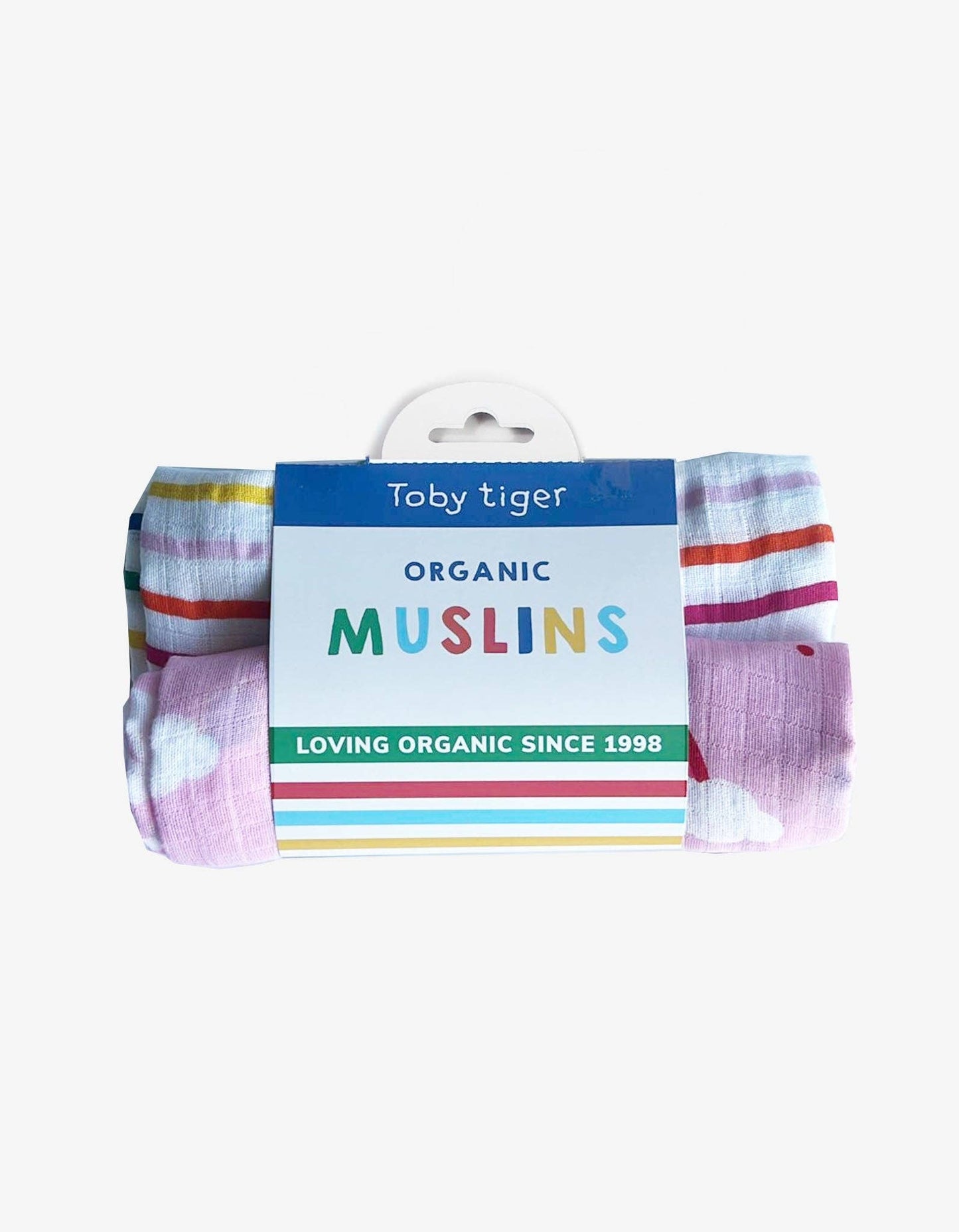Set 2 mussole Sole in cotone biologico – Toby Tiger