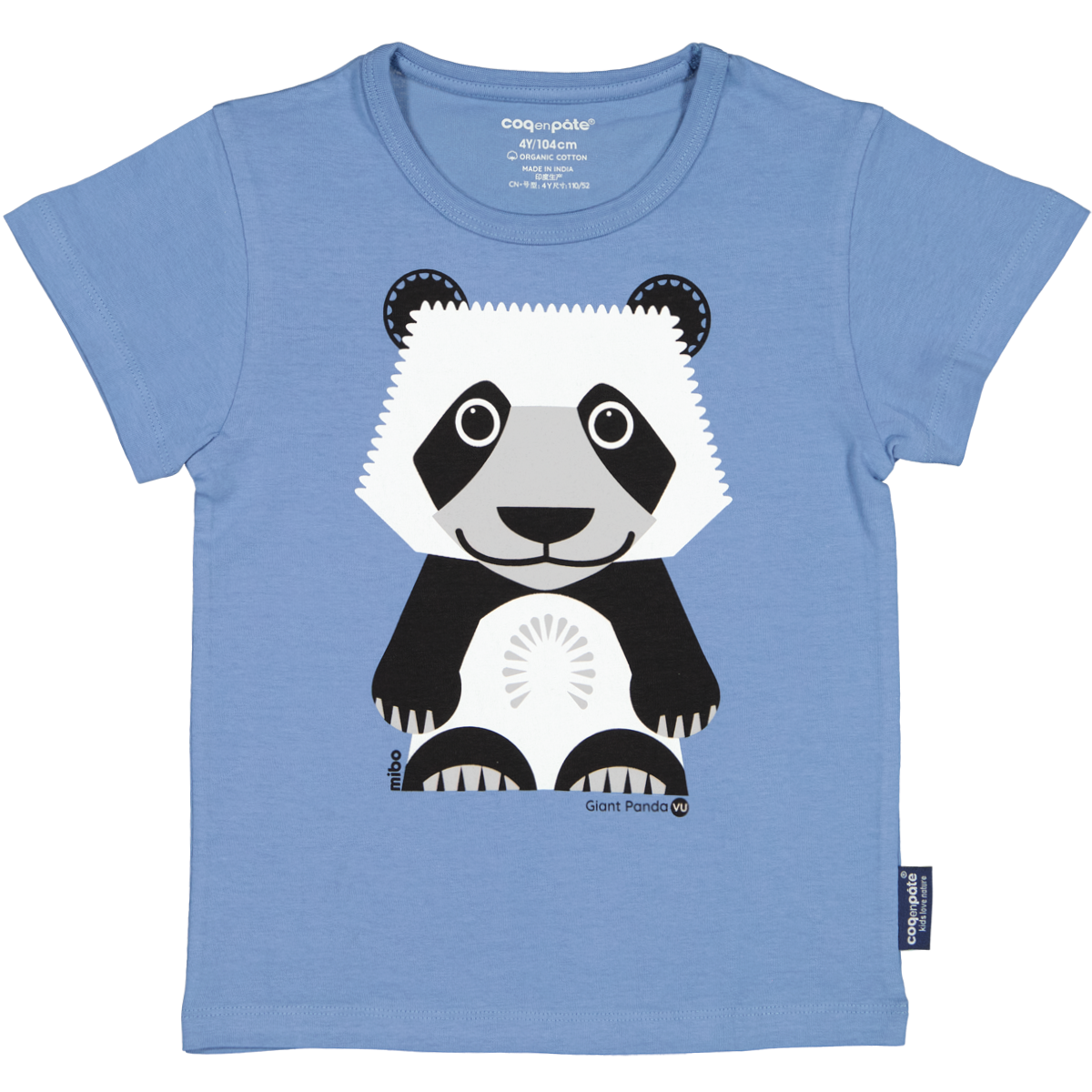Maglietta Panda in cotone biologico - Coq en Pâte