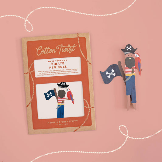 Kit creativo bambola Pirata- Cotton Twist