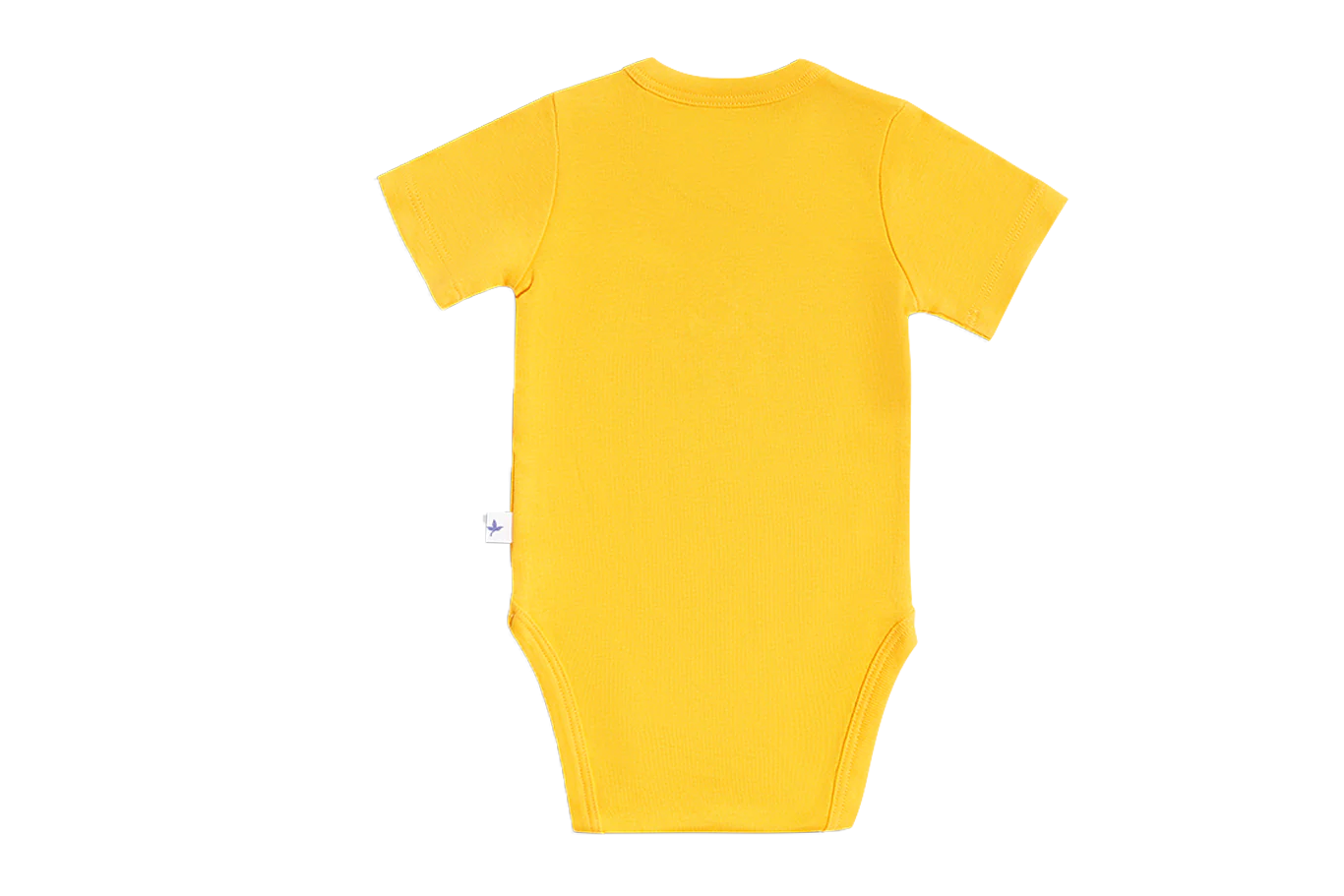 Body a maniche corte giallo | LEELA COTTON