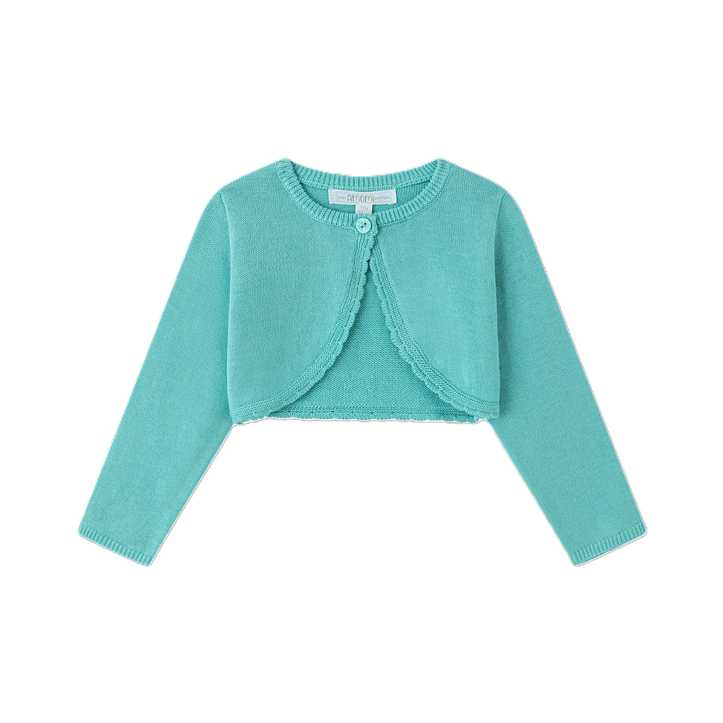 Bolero in maglia turchese | NEWNESS