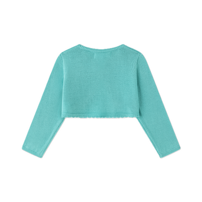 Bolero in maglia turchese | NEWNESS